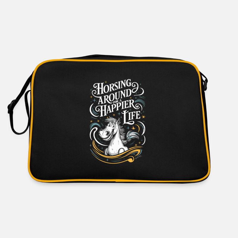 Healing through equine therapy and therapeutic Retro Bag