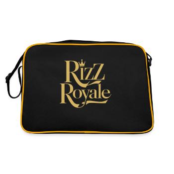 Rizzler Culture Gaming Life Rizzler Citations - Sac Retro - noir/or - Dos