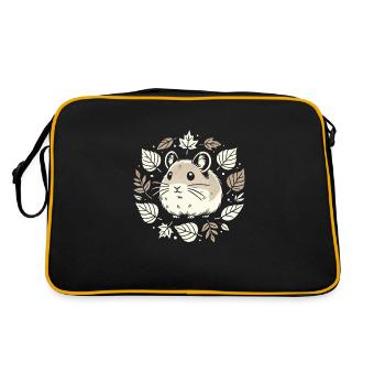 Design américain Pika Lover pour Pika - Sac Retro - noir/or - Dos
