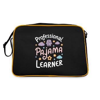 Homeschool Mom Dad Family Life Community Journey - Retro Bag - black/gold - Back