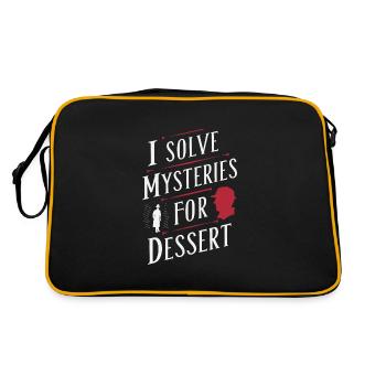 Meurtre Mystère Tenue De Dîner, Fête, Scène De Crime - Sac Retro - noir/or - Dos