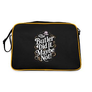 Meurtre Mystère Tenue De Dîner, Fête, Scène De Crime - Sac Retro - noir/or - Dos