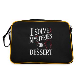 Meurtre Mystère Tenue De Dîner, Fête, Scène De Crime - Sac Retro - noir/or - Dos