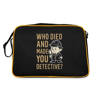 Meurtre Mystère Tenue De Dîner, Fête, Scène De Crime - Sac Retro - noir/or - Dos