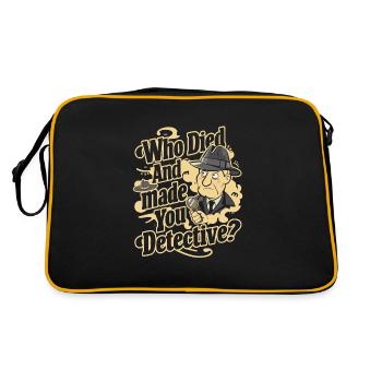 Murder Mystery Dinner Outfit, Party, Crime Scene - Retro Bag - black/gold - Back