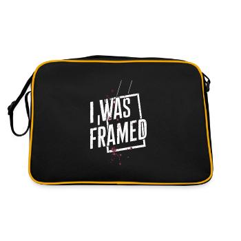 Murder Mystery Dinner Outfit, Party, Crime Scene - Retro Bag - black/gold - Back