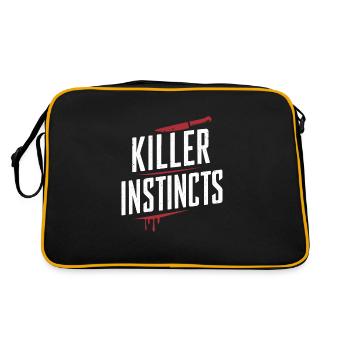 Meurtre Mystère Tenue De Dîner, Fête, Scène De Crime - Sac Retro - noir/or - Dos