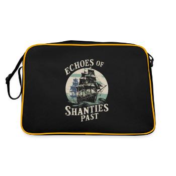 Sailors Sea Shanty Singing Ship Adventures - Retro Bag - black/gold - Back
