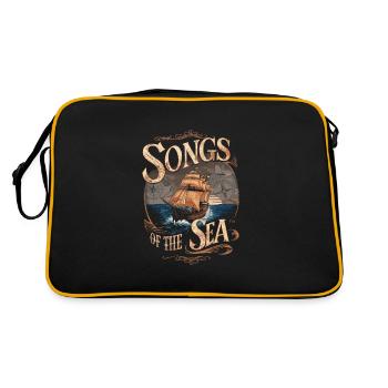 Sailors Sea Shanty Singing Ship Adventures - Retro Bag - black/gold - Back