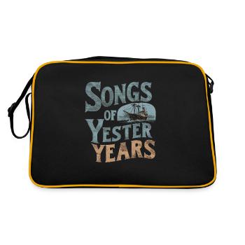 Sailors Sea Shanty Singing Ship Adventures - Retro Bag - black/gold - Back