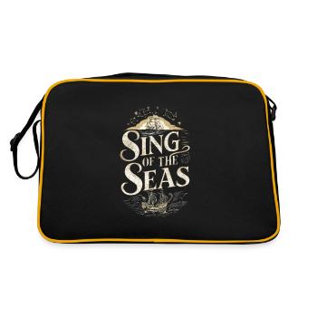 Sailors Sea Shanty Singing Ship Adventures - Retro Bag - black/gold - Back