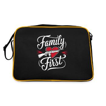 Mafia Mode de vie Crime Mafieux Mafieux Style gangster - Sac Retro - noir/or - Dos
