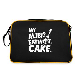 Murder Mystery Dinner Outfit, Party, Crime Scene - Retro Bag - black/gold - Back