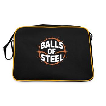 Squash Passion Squash Sport pour le squash - Sac Retro - noir/or - Dos