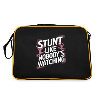 Cheerleading und Stunt Team Training für Spirit - Retro Tasche - Schwarz/Gold - Hinten