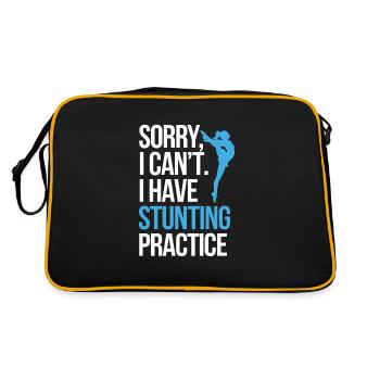 Cheerleading und Stunt Team Training für Spirit - Retro Tasche - Schwarz/Gold - Hinten