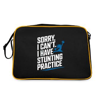 Cheerleading und Stunt Team Training für Spirit - Retro Tasche - Schwarz/Gold - Hinten