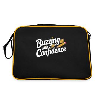 Spelling Contest Championship Word Nerd - Retro Bag - black/gold - Back