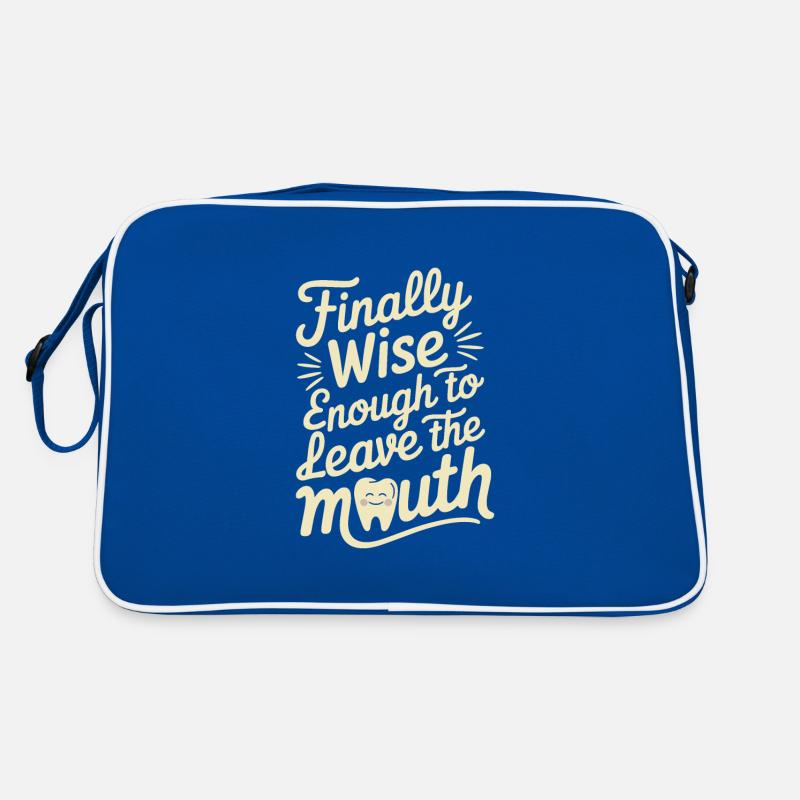 Funny Wisdom Tooth Survivor | Dental Retro Bag