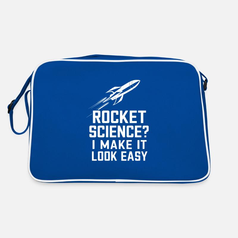 Rocket Launch Day for Model Rocket Enthusiasts Retro Bag