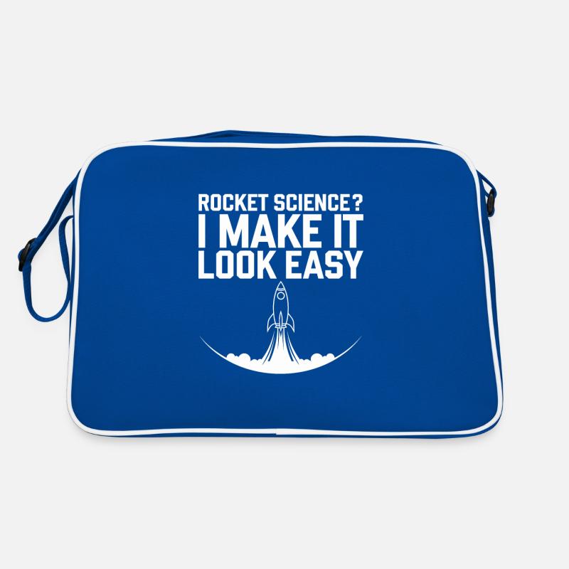 Rocket Launch Day for Model Rocket Enthusiasts Retro Bag