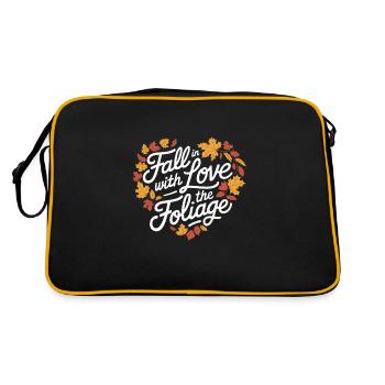 Autumnal blaze of colour for nature lovers and - Retro Bag - black/gold - Back