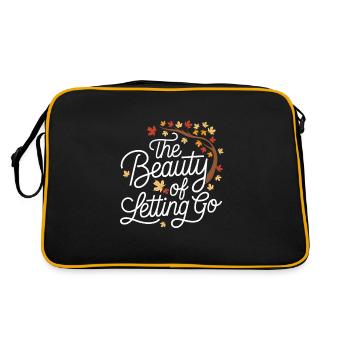 Autumnal blaze of colour for nature lovers and - Retro Bag - black/gold - Back