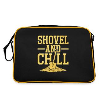 Ruée vers l’or Aventure Prospecteur d’or Chasse au trésor - Sac Retro - noir/or - Dos