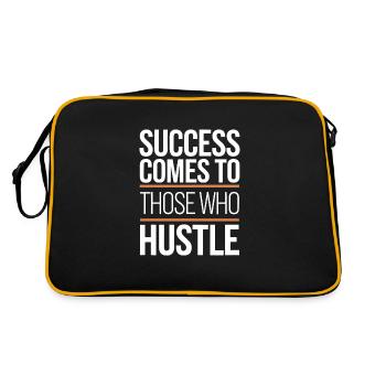 Agitation entrepreneuriale et bourreau de travail en affaires - Sac Retro - noir/or - Dos