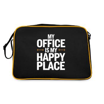 Agitation entrepreneuriale et bourreau de travail en affaires - Sac Retro - noir/or - Dos