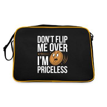 Coin Collector Coin Collection Numismatic History - Retro Bag - black/gold - Back