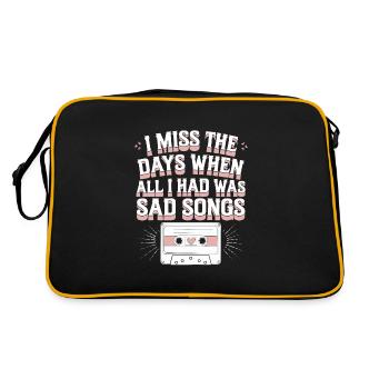 Introversion Style alternatif Émotionnel - Sac Retro - noir/or - Dos