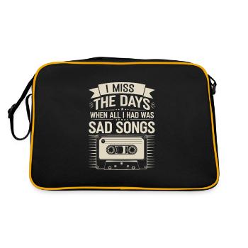 Introversion Style alternatif Émotionnel - Sac Retro - noir/or - Dos