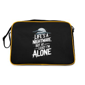 Introversion Style alternatif Émotionnel - Sac Retro - noir/or - Dos