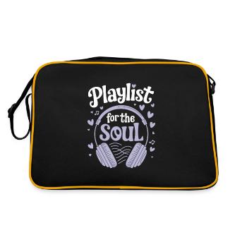 Chill Vibes Amateur de musique décontractée Relaxante - Sac Retro - noir/or - Dos