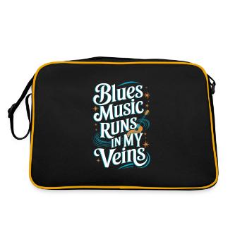 Des airs soul pour les amateurs de blues Adoptez les rythmes - Sac Retro - noir/or - Dos