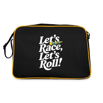 Thrilling Marble Racing Adventures for Enthusiasts - Retro Bag - black/gold - Back