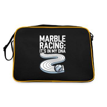 Thrilling Marble Racing Adventures for Enthusiasts - Retro Bag - black/gold - Back