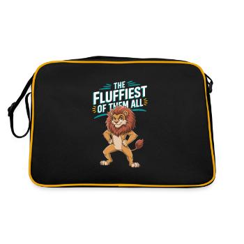 Furry Fandom Enthousiaste Cosplay Fun et Fursuiting - Sac Retro - noir/or - Dos