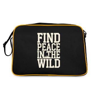 Guérison de la nature et bien-être grâce à - Sac Retro - noir/or - Dos