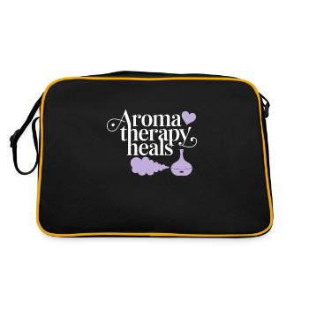 Adoptez l’aromathérapie pour une guérison holistique et - Sac Retro - noir/or - Dos
