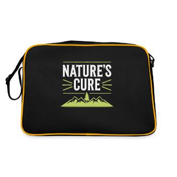 Guérison de la nature et bien-être grâce à - Sac Retro - noir/or - Dos