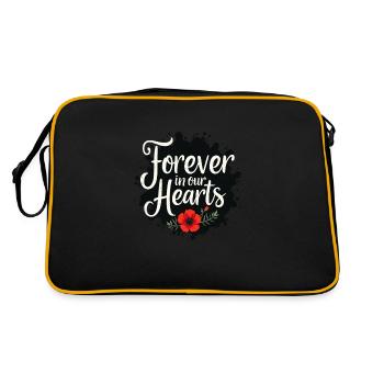 Honor Veterans Day with Patriotism and Military - Retro Bag - black/gold - Back