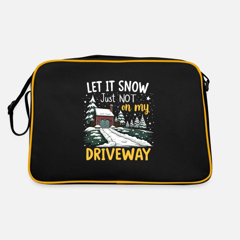 Passionné de météo hivernale Chasseur de tempête de neige et neige Sac Retro