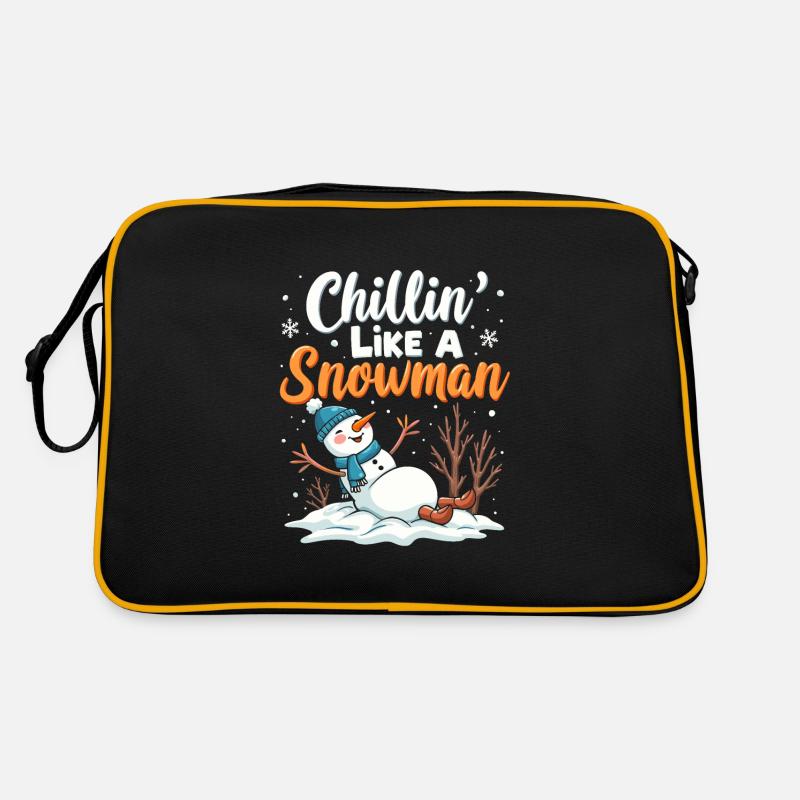 Passionné de météo hivernale Chasseur de tempête de neige et neige Sac Retro