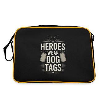 Honorez nos anciens combattants à l’occasion de la Journée des anciens combattants avec - Sac Retro - noir/or - Dos