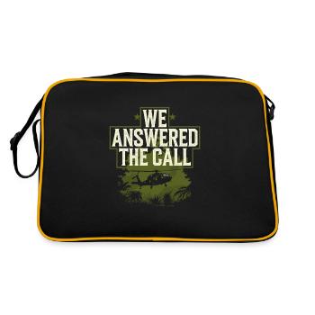 Honor the Vietnam veterans with patriotism and - Retro Bag - black/gold - Back