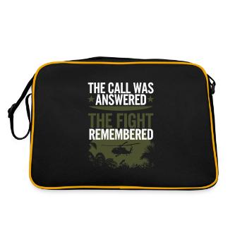Honor the Vietnam veterans with patriotism and - Retro Bag - black/gold - Back