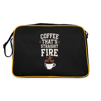 Amateurs de café Culture du café Café du matin Barista - Sac Retro - noir/or - Dos