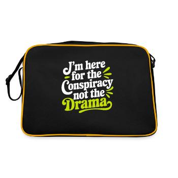 Conspiration mondiale du Nouvel Ordre Mondial - Sac Retro - noir/or - Dos